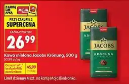 Biedronka Kawa mielona Jacobs Krönung, 500 g oferta