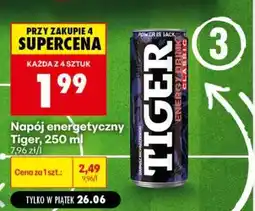 Biedronka Napój energetyczny Tiger 250 ml oferta