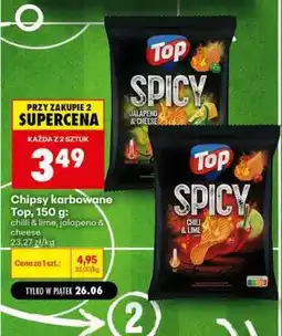 Biedronka Chipsy karbowane Top, 150 g oferta