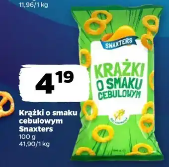 Netto Krążki o smaku cebulowym Snaxters oferta