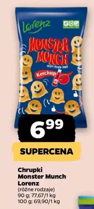 Netto Chrupki Monster Munch Lorenz oferta