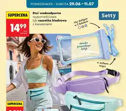 Biedronka Setty Etui wodoodporne wypornościowe lub saszetka biodrowa z kieszeniami oferta