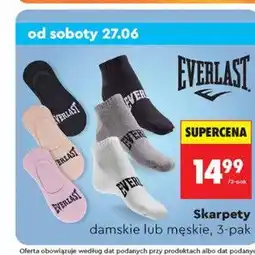 Biedronka Skarpety damskie lub męskie, 3-pak oferta