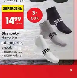 Biedronka Everlast Skarpety damskie lub męskie, 3-pak oferta