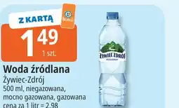 E.Leclerc Woda źródlana Żywiec-Zdrój oferta