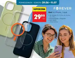 Biedronka FOREVER Etui na iPhone, 3-pak oferta