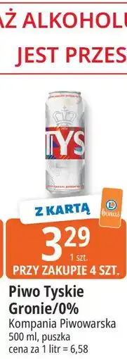 E.Leclerc Piwo Tyskie Gronie/0% oferta
