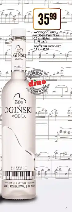 Dino Wódka Ogiński Wedding Edition oferta