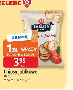 E.Leclerc Chipsy jabłkowe Tablier Blanc oferta