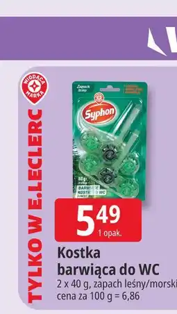 E.Leclerc Kostka barwiąca do WC Syphon oferta