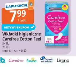 E.Leclerc Wkładki higieniczne Carefree Cotton Feel oferta