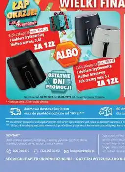 Biedronka Frytkownica beztłuszczowa Hoffen oferta