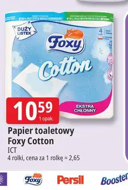E.Leclerc Papier toaletowy Foxy Cotton oferta
