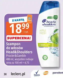 E.Leclerc Szampon do włosów Head&Shoulders oferta