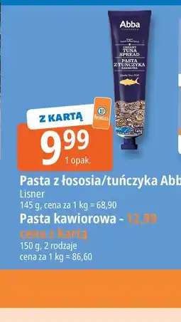E.Leclerc Pasta z łososia/tuńczyka Abba / Pasta kawiorowa oferta