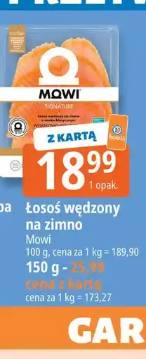 E.Leclerc Łosoś wędzony na zimno Mowi oferta