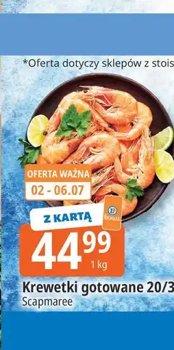E.Leclerc Krewetki gotowane 20/30 Scapmaree oferta