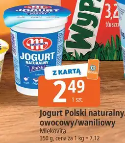 E.Leclerc Jogurt Polski naturalny/owocowy/waniliowy Mlekovita oferta