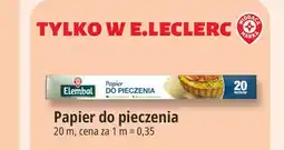 E.Leclerc Papier do pieczenia Elembal oferta