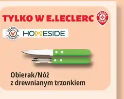 E.Leclerc Obierak/Nóż z drewnianym trzonkiem oferta