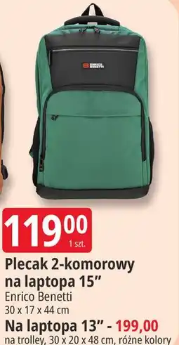 E.Leclerc Plecak 2-komorowy na laptopa 15 oferta