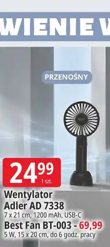 E.Leclerc Wentylator Adler AD 7338 / Best Fan BT-003 oferta