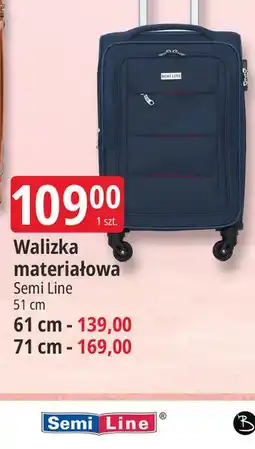 E.Leclerc Walizka materiałowa Semi Line oferta
