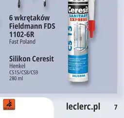 E.Leclerc Silikon Ceresit oferta