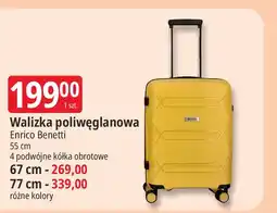 E.Leclerc Walizka poliwęglanowa Enrico Benetti oferta