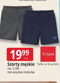 E.Leclerc Szorty męskie Tissaia oferta