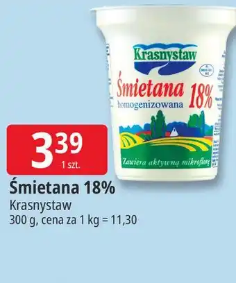 E.Leclerc Śmietana 18% Krasnystaw oferta