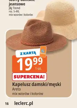 E.Leclerc Kapelusz damski/męski Areto oferta