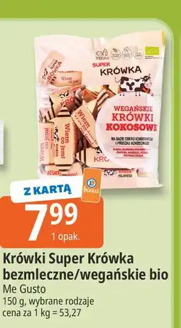 E.Leclerc Krówki Super Krówka bezmleczne/weganskie bio Me Gusto oferta