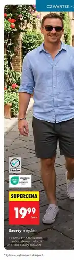 Biedronka CLEVÉ Szorty męskie oferta