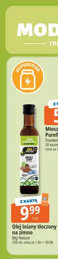 E.Leclerc Olej lniany tłoczony na zimno Big Nature oferta