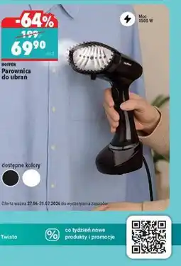Biedronka HOFFEN Parownica do ubrań oferta