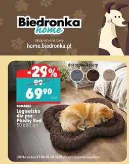 Biedronka Domarex Legowisko dla psa Plushy Bed 50 x 80 cm oferta