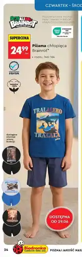 Biedronka Piżama chłopięca Brainrot oferta