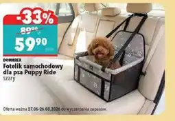 Biedronka Domarex Fotelik samochodowy dla psa Puppy Ride oferta