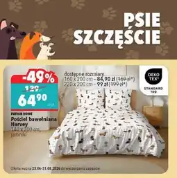 Biedronka Pation Home Pościel bawełniana Harvey 140 x 200 cm oferta