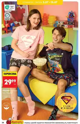 Biedronka Piżama damska lub męska oferta