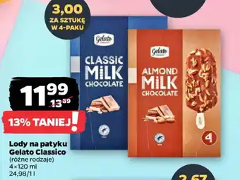 Netto Lody na patyku Gelato Classico oferta