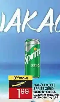 Wafelek Napój gazowany Sprite Zero oferta