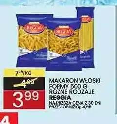 Wafelek Makaron Reggia Penne Rigate oferta
