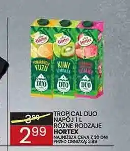 Wafelek Napój Hortex Tropical Duo Pomarańcza Yuzu oferta