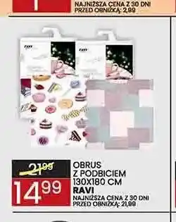 Wafelek Obrus z podbiciem Ravi oferta
