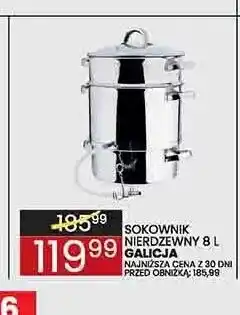 Wafelek Sokownik nierdzewny 8 l Galicja oferta