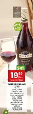 Twój Market Wino Mogen David Concord oferta