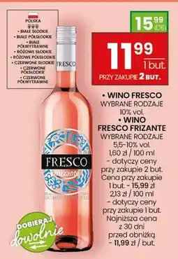 Twój Market Wino różowe półsłodkie Fresco Frizante oferta