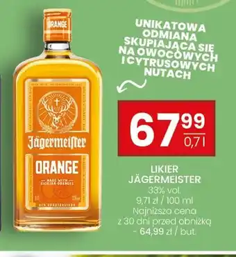 Twój Market Likier Jägermeister Orange oferta